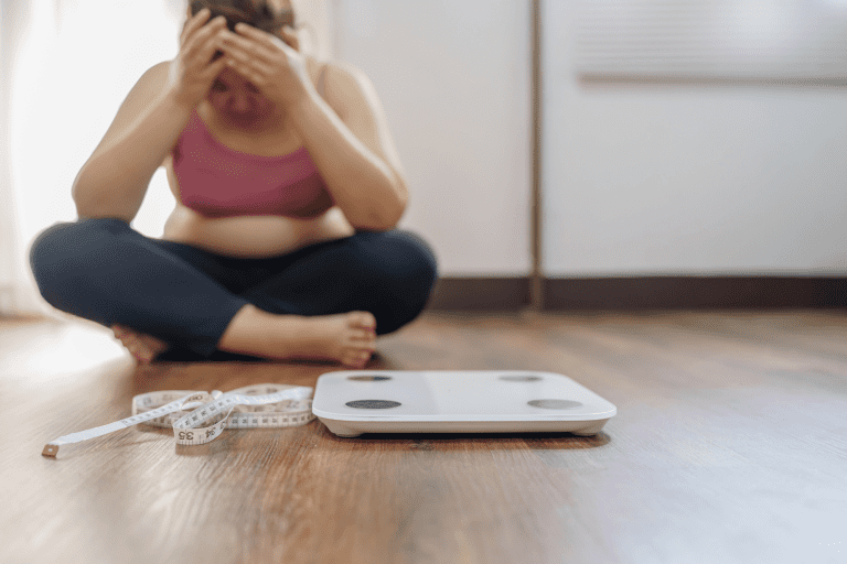 perimenopause weight gain is so stressful for this woman