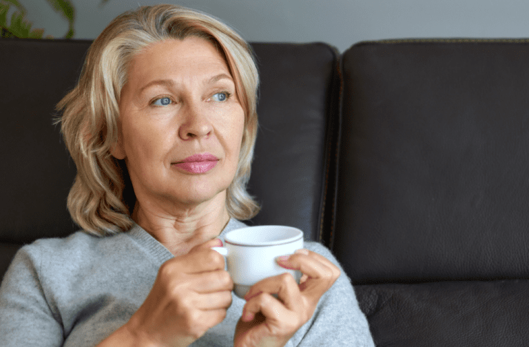 Woman considering menopause treatment options while researching natural menopause trreatment australia
