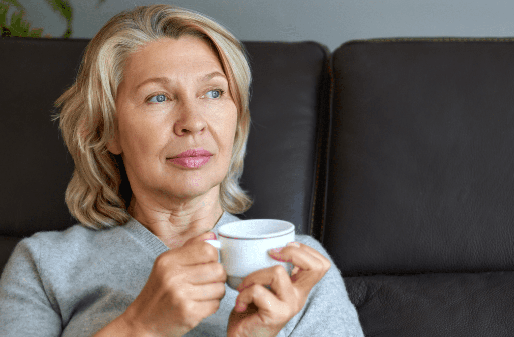 Woman considering menopause treatment options while researching natural menopause trreatment australia
