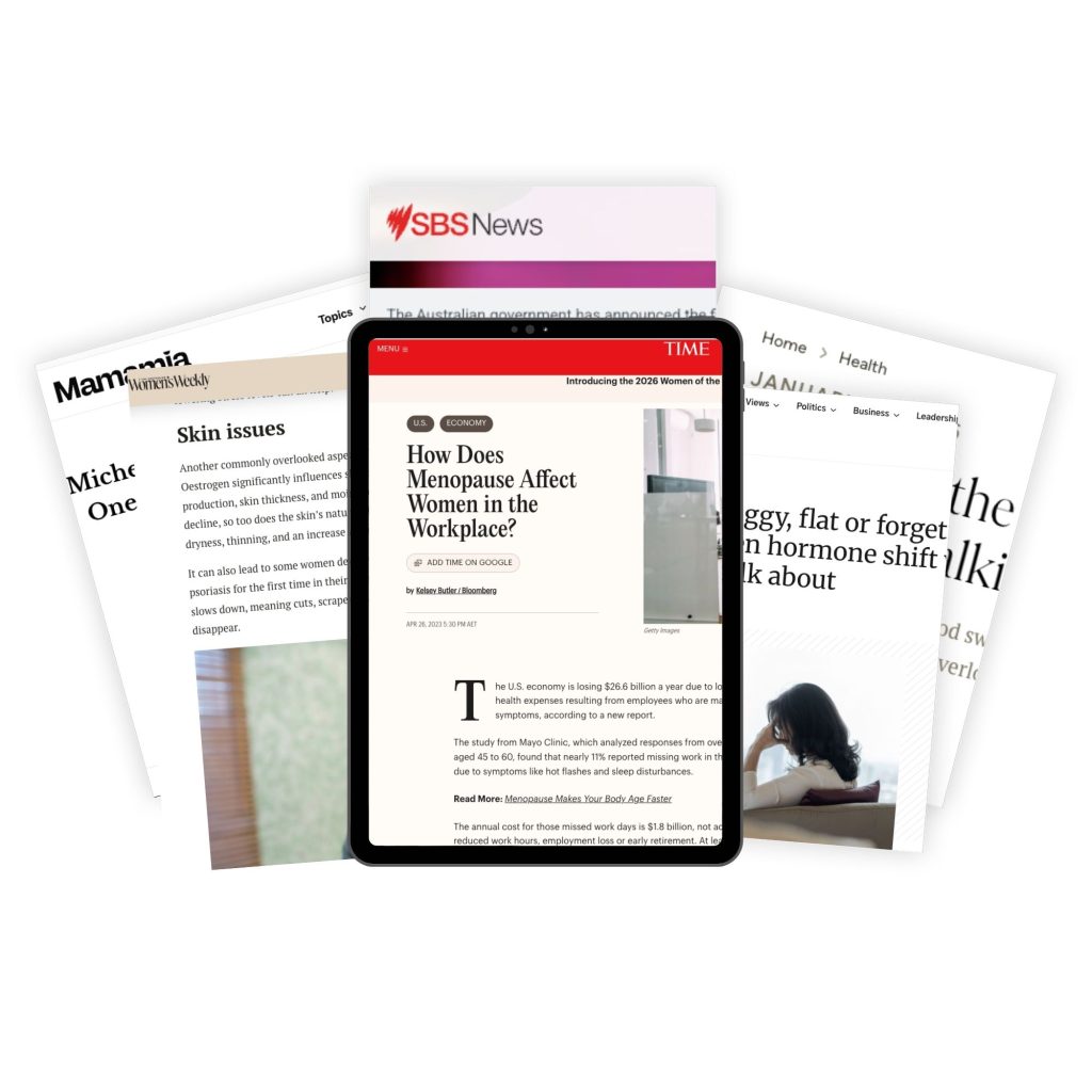australian Media on menopause and perimenopause